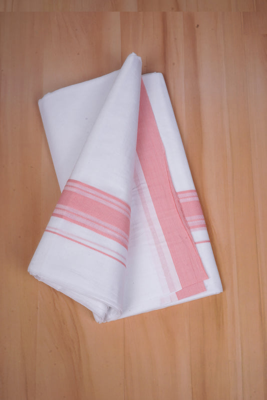 FCD-416 W/D DHOTI 3.80 MTR - Light Pink