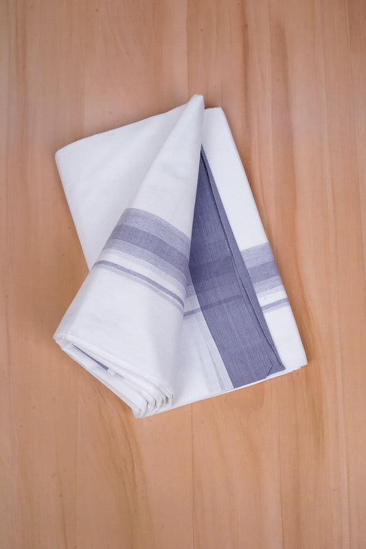 FCD-611 W/D DHOTI 3.80 MTR - Blue
