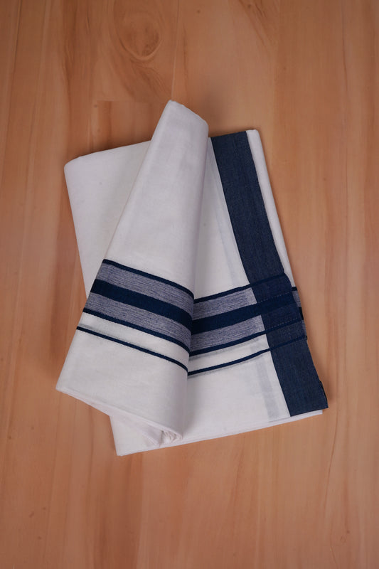 FCD-569 W/D DHOTI 3.80 MTR - Blue