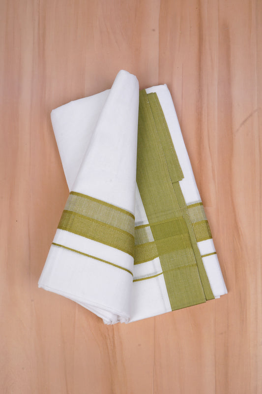 FCD-395 W/D DHOTI 3.80 MTR - Alive Green