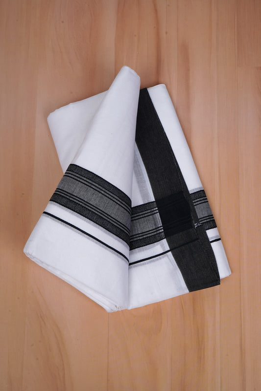 FCD-491 W/D DHOTI 3.80 MTR - Black 2