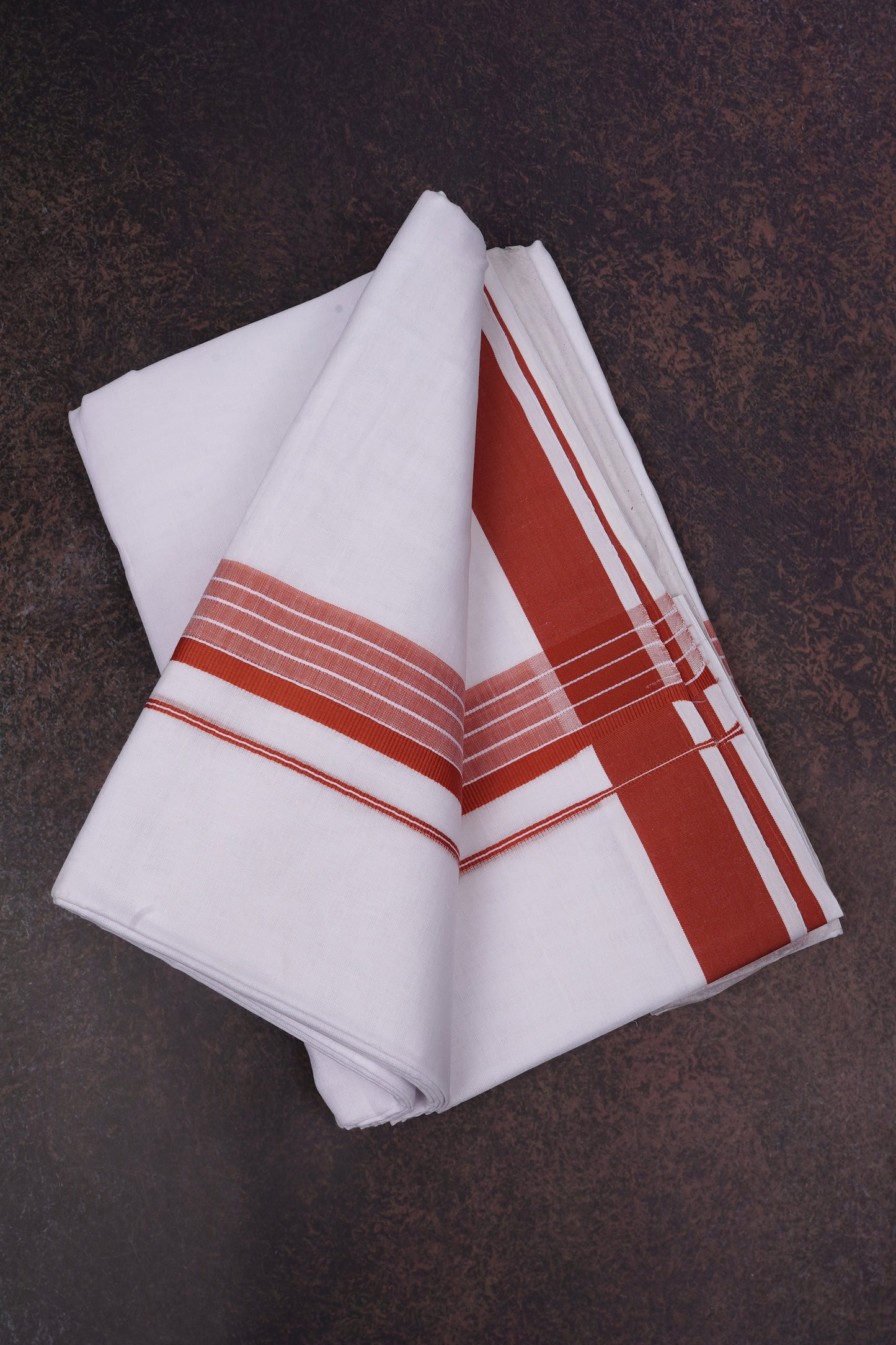 FD-133 W/D DHOTI 3.80 MTR-Light Orange