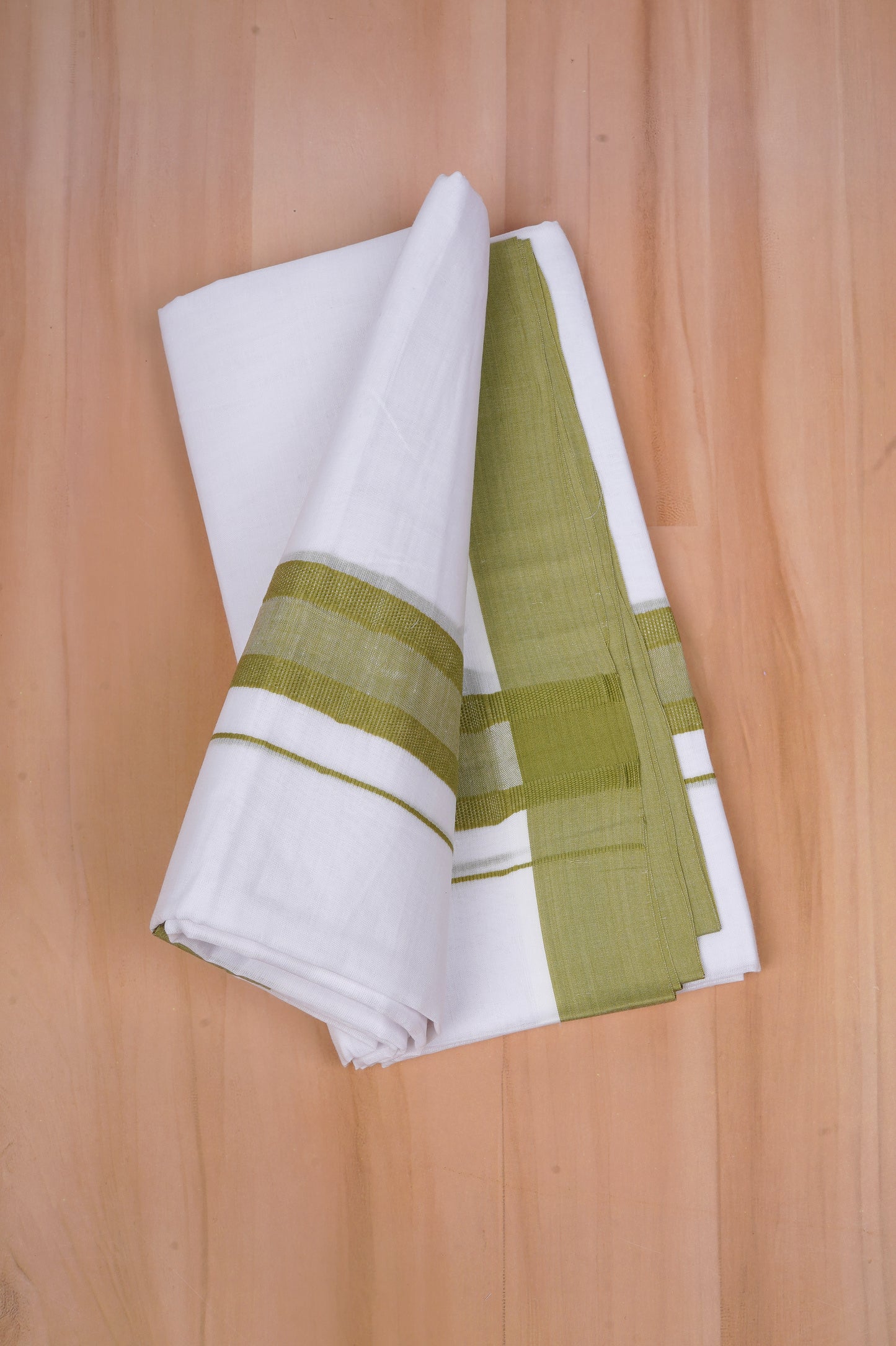 FCD-391 W/D DHOTI 3.80 MTR-Olive green