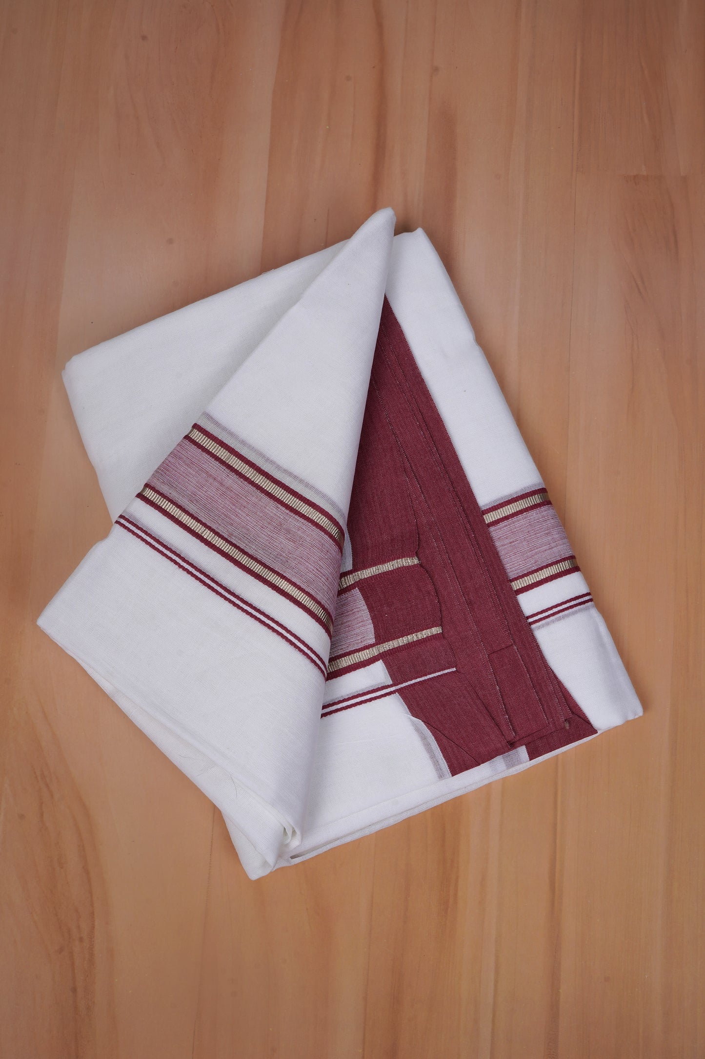 FCD-517 W/D DHOTI 3.80 MTR - Dark Pink