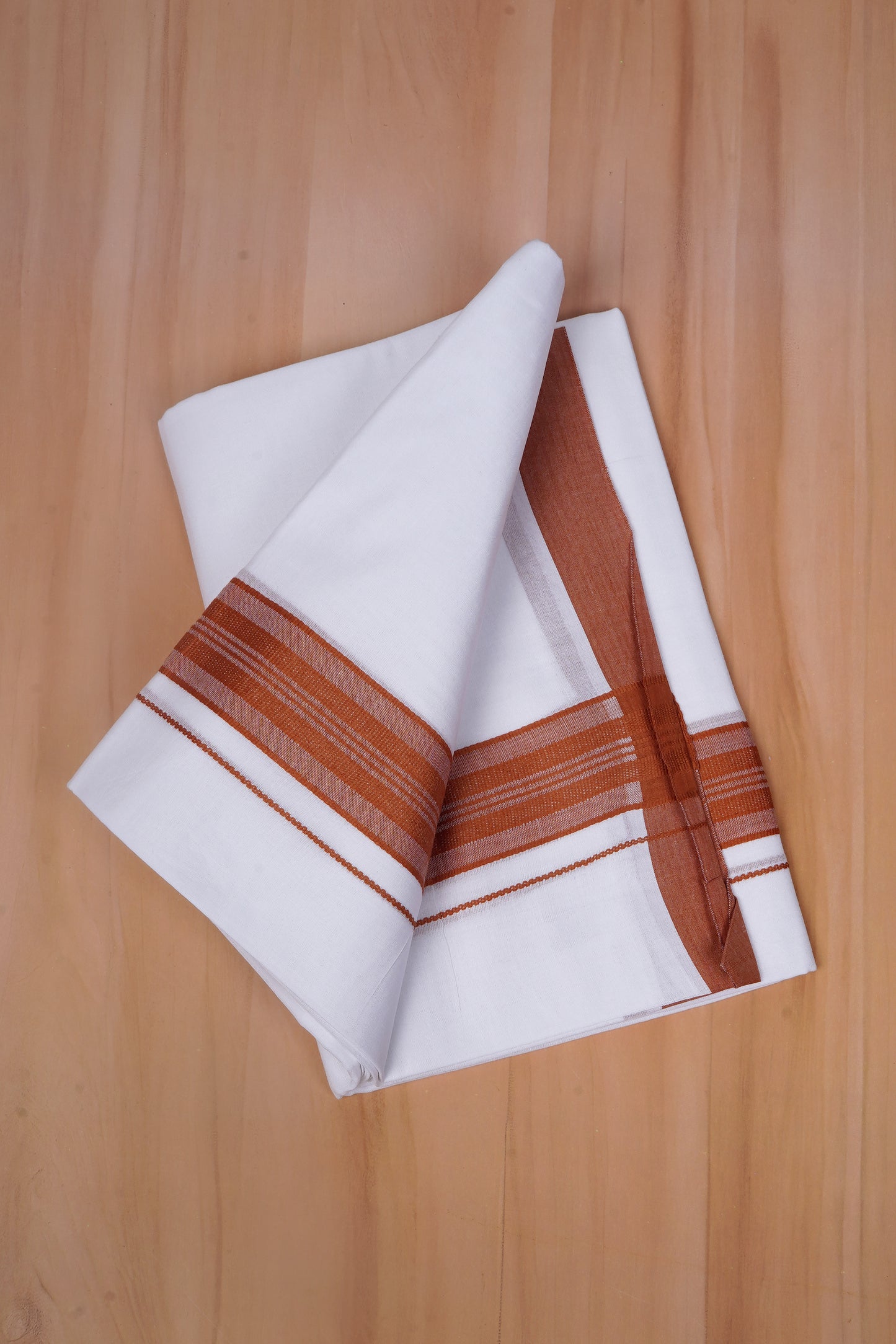 FCD-603 W/D DHOTI 3.80 MTR - bROWN