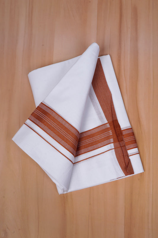 FCD-603 W/D DHOTI 3.80 MTR - bROWN