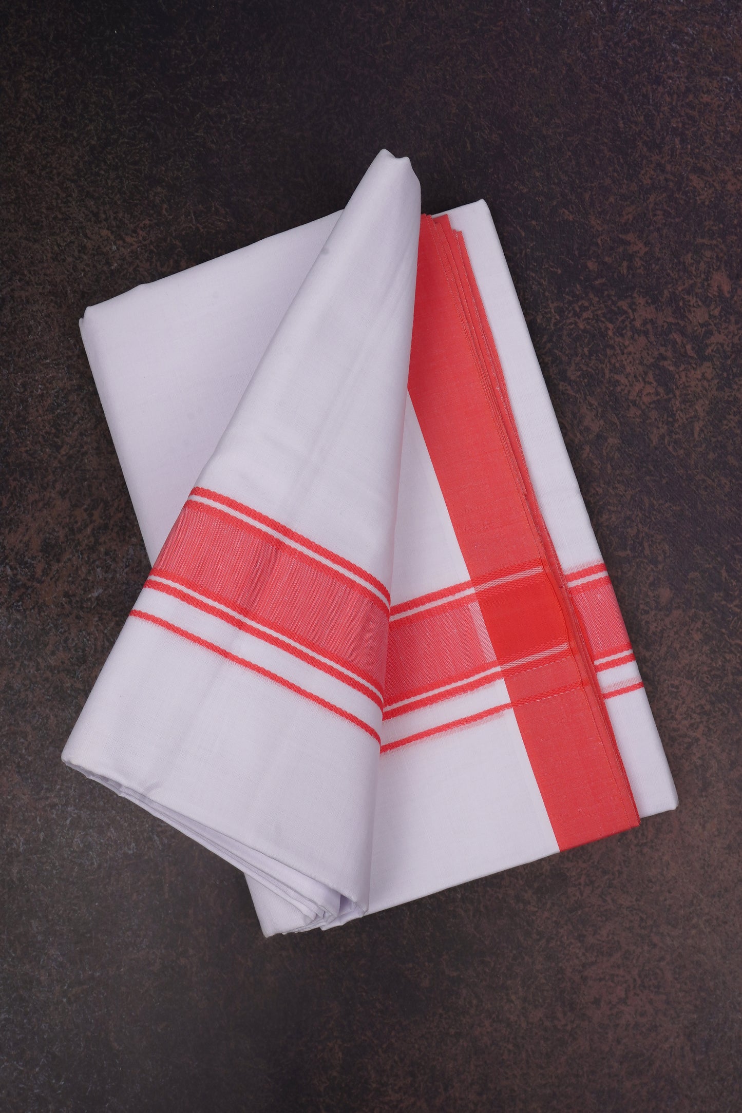 FD-116 W/D DHOTI 3.80 MTR-Dark Pink