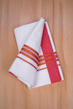 Heritage Gold W/S Dhoti 2.00 MTR - Red