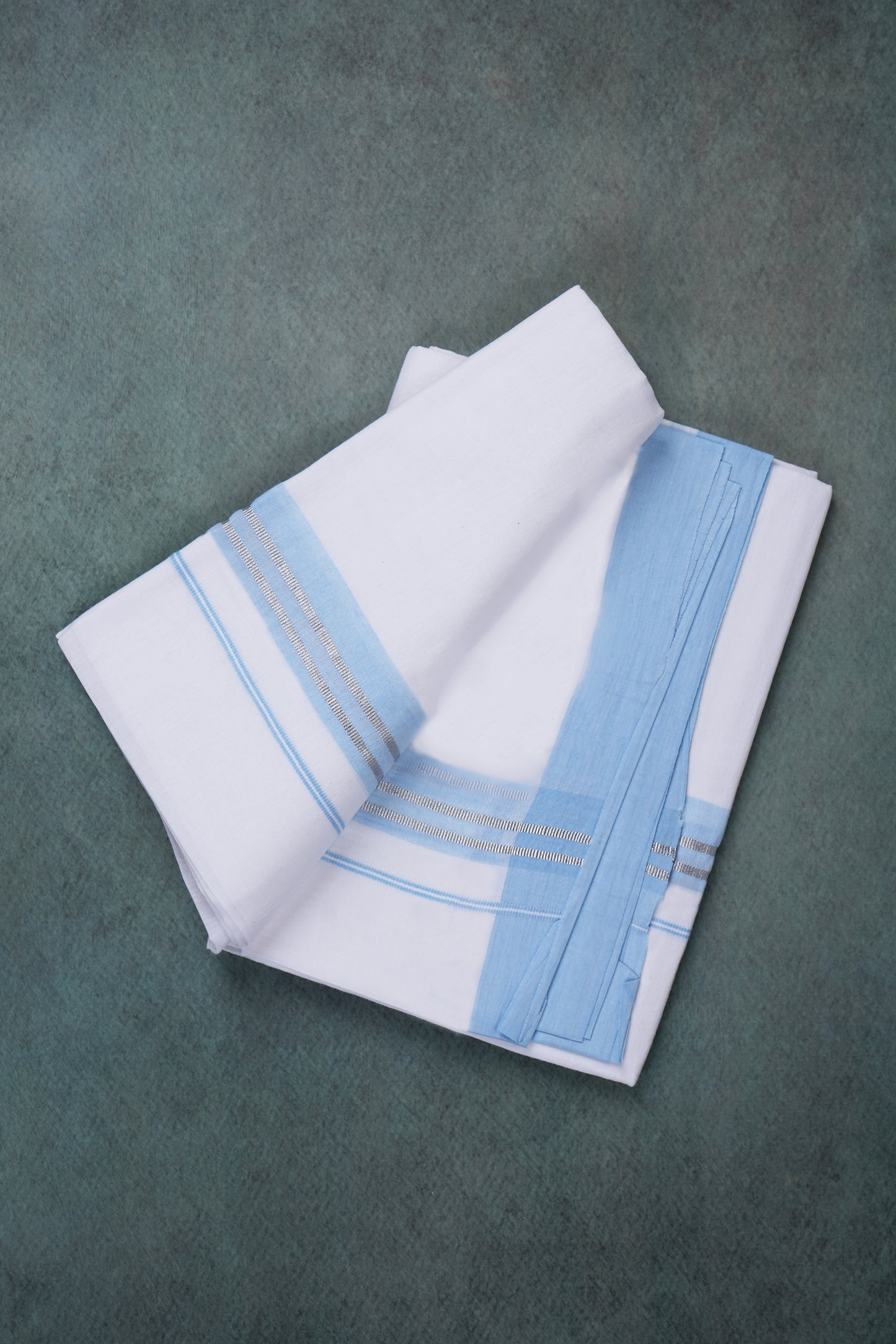 FCD-574 W/D DHOTHIE 3.80 MTR-LIGHT BLUE