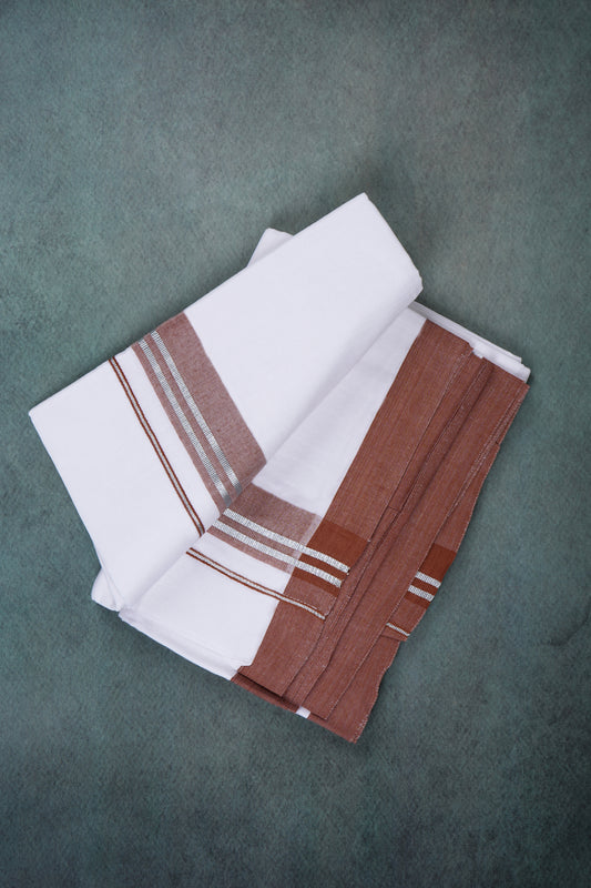 FCD-574 W/D DHOTHIE 3.80 MTR-DARK MAROON