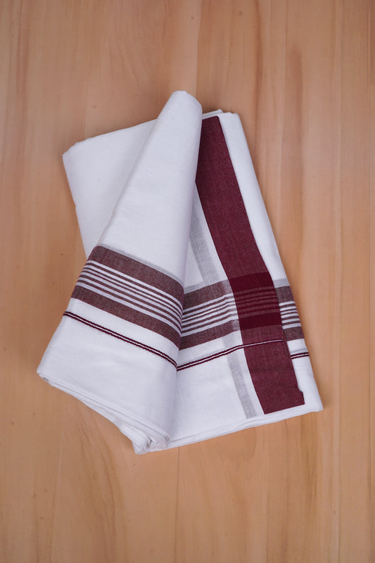 FCD-616 W/D DHOTI 3.80 MTR - Dark brown