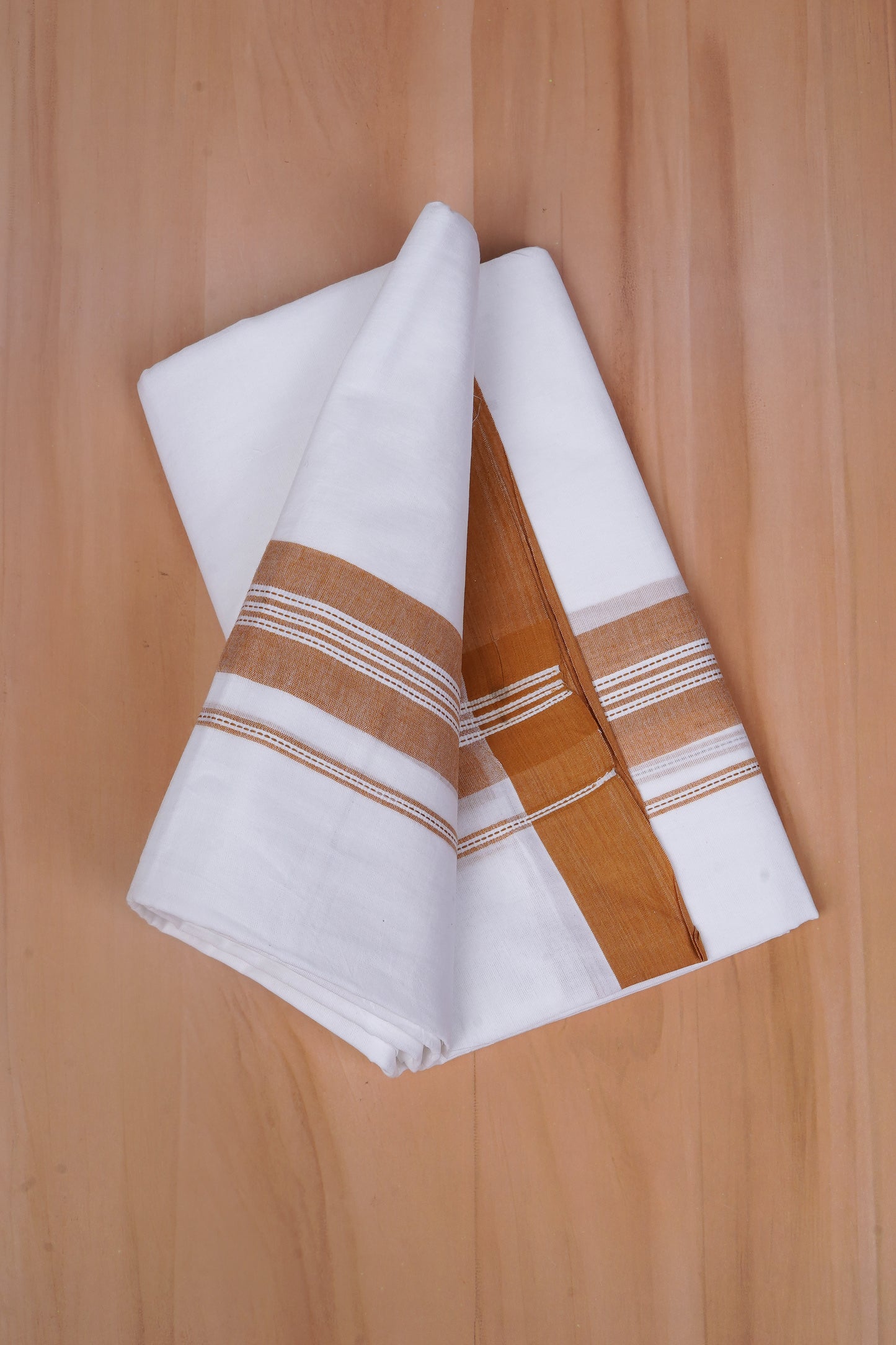 FCD-613 W/D DHOTI 3.80 MTR - Brown