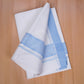 FCD-597 W/D DHOTI 3.80 MTR - Blue