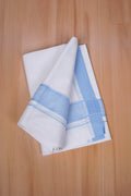 FCD-597 W/D DHOTI 3.80 MTR - Blue