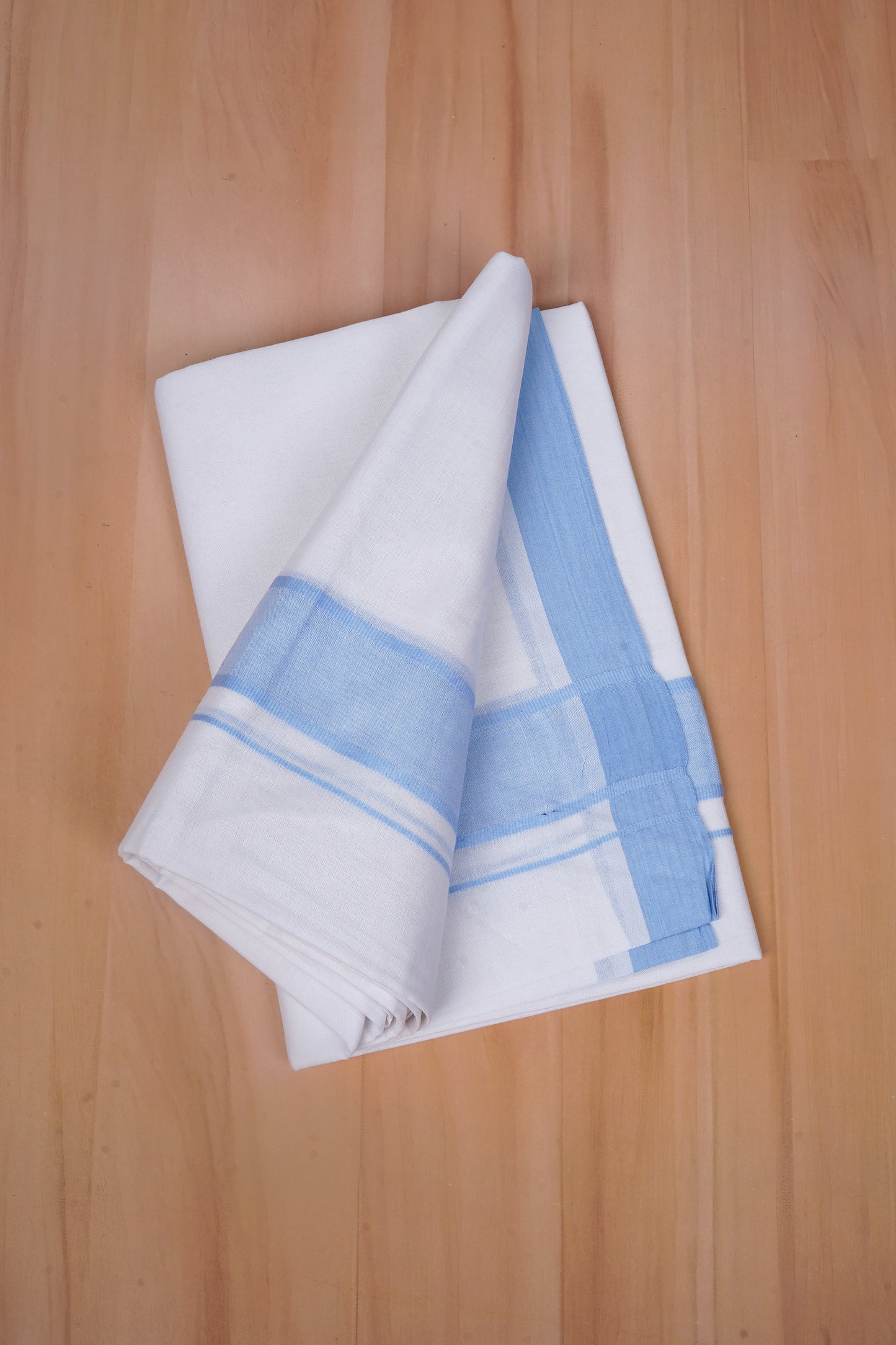 FCD-597 W/D DHOTI 3.80 MTR - Blue