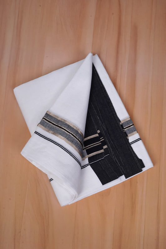 FCD-477 W/D DHOTI 3.80 MTR - Black