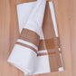 425FD-02 W/D DHOTI 4.25 MTR- Light Brown
