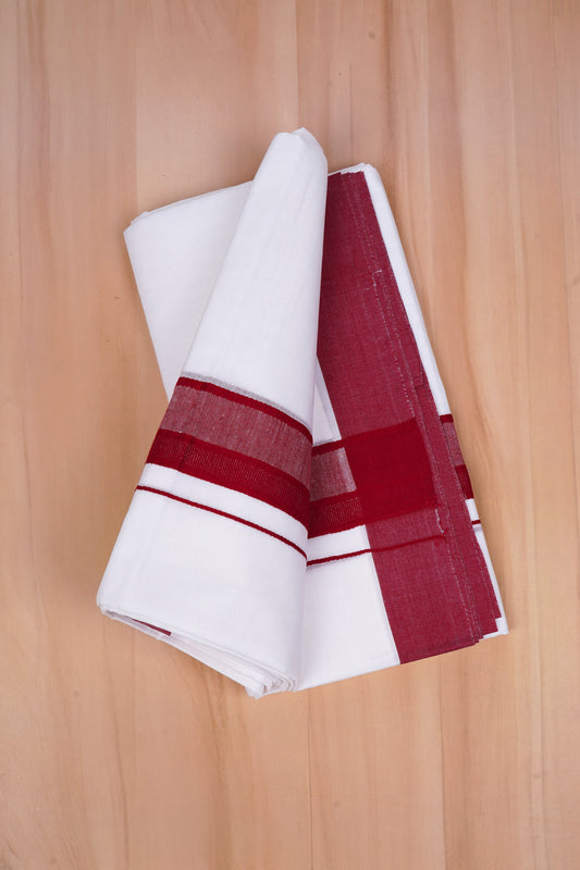 FCD-395 W/D DHOTI 3.80 MTR - Red