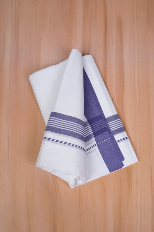 FCD-616 W/D DHOTI 3.80 MTR - Blue