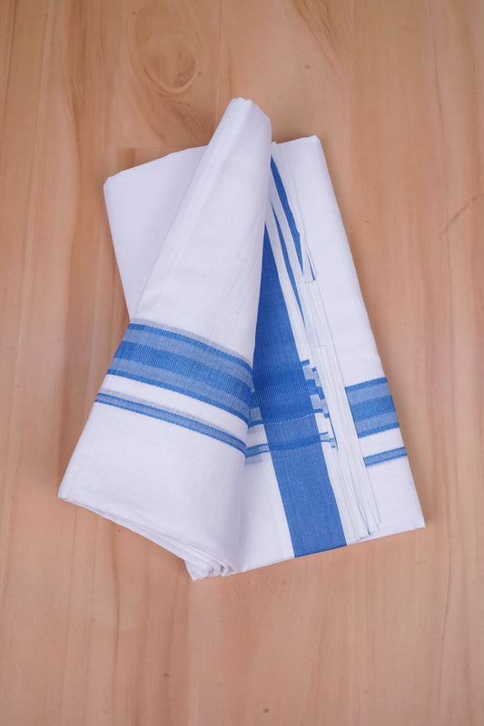 FCD-332 W/D DHOTI 3.80 MTR-Sky Blue