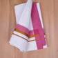 FCD-528 W/D DHOTI 3.80 MTR-Dark Pink