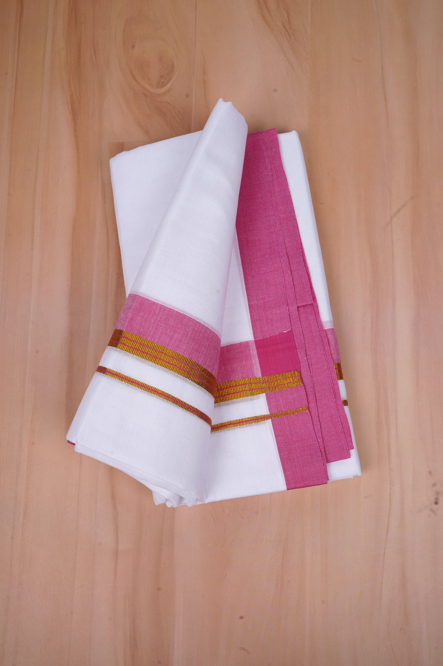 FCD-528 W/D DHOTI 3.80 MTR-Dark Pink