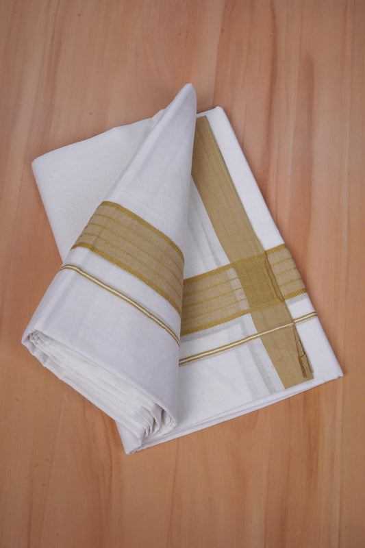 FCD-494 W/D DHOTI 3.0 MTR - Golden Yellow