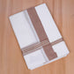 FCD-594 W/D DHOTI 3.80 MTR - Brown