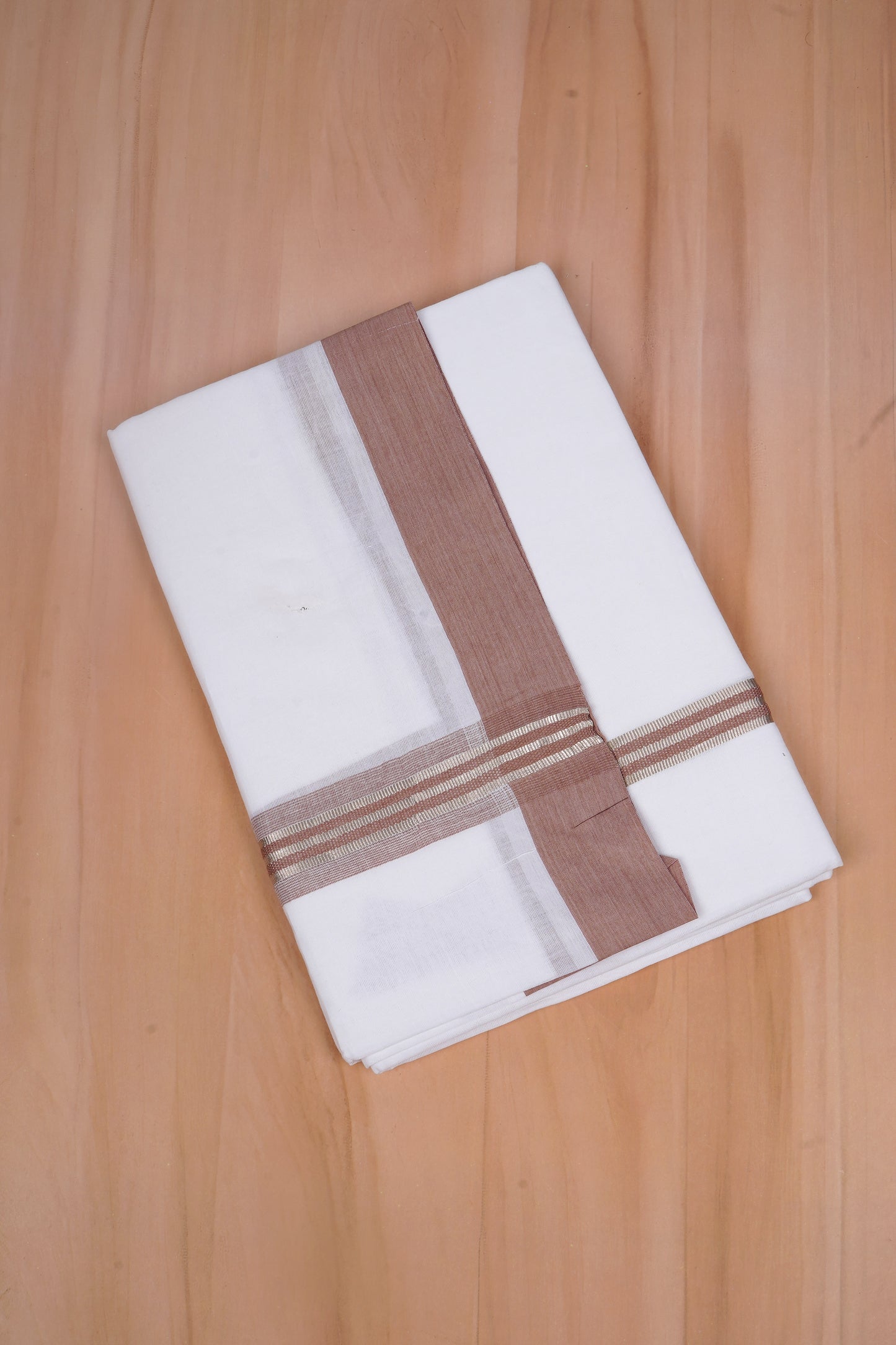 FCD-594 W/D DHOTI 3.80 MTR - Brown