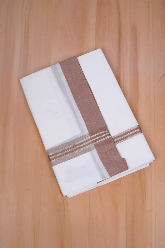 FCD-594 W/D DHOTI 3.80 MTR - Brown