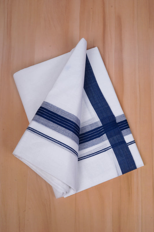 FCD-598 W/D DHOTI 3.80 MTR - Navy Blue