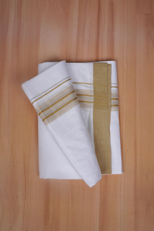 FCD-567 W/D DHOTI 3.80 MTR - Golden Yellow