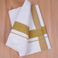 FCD-592 W/D DHOTI 3.80 MTR - Yellow Green
