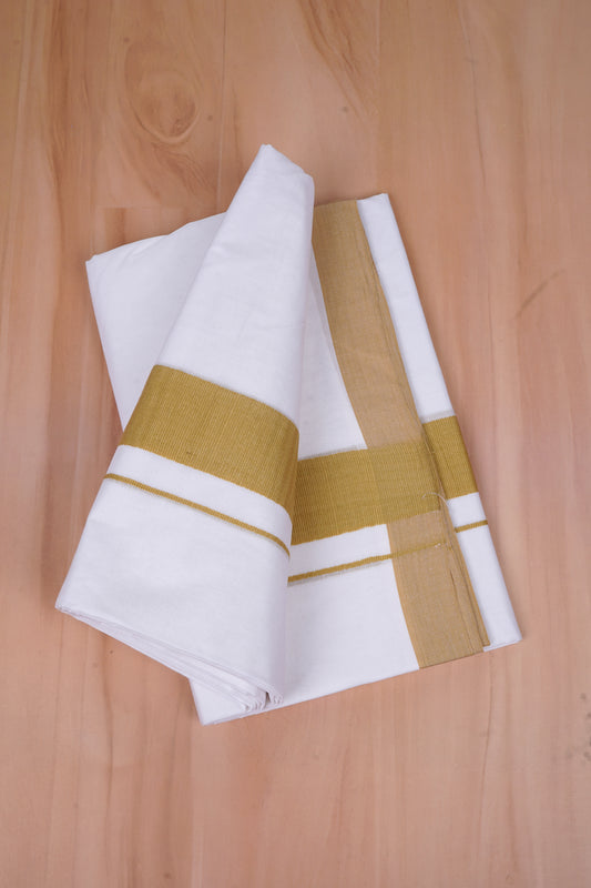 FCD-592 W/D DHOTI 3.80 MTR - Yellow Green
