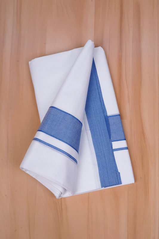 FCD-620 W/D DHOTI 3.80 MTR - Blue 2