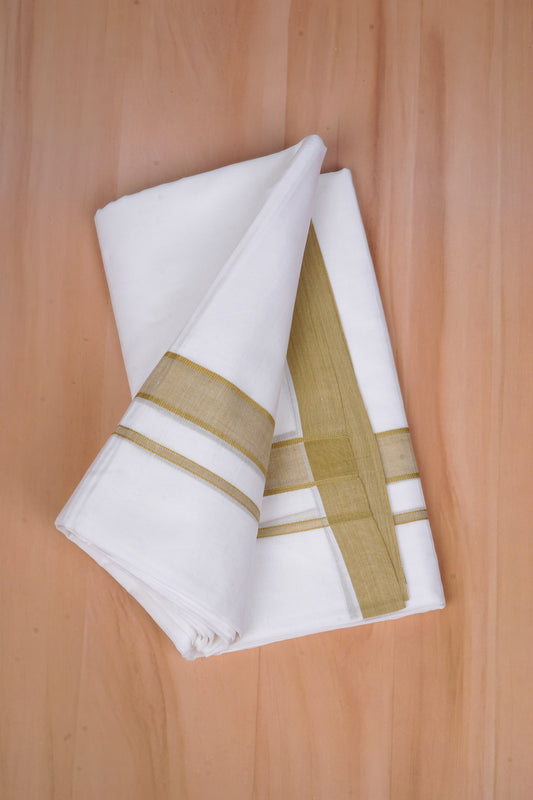 FCD-69 W/D DHOTI 3.80 MTR- Gold Yellow