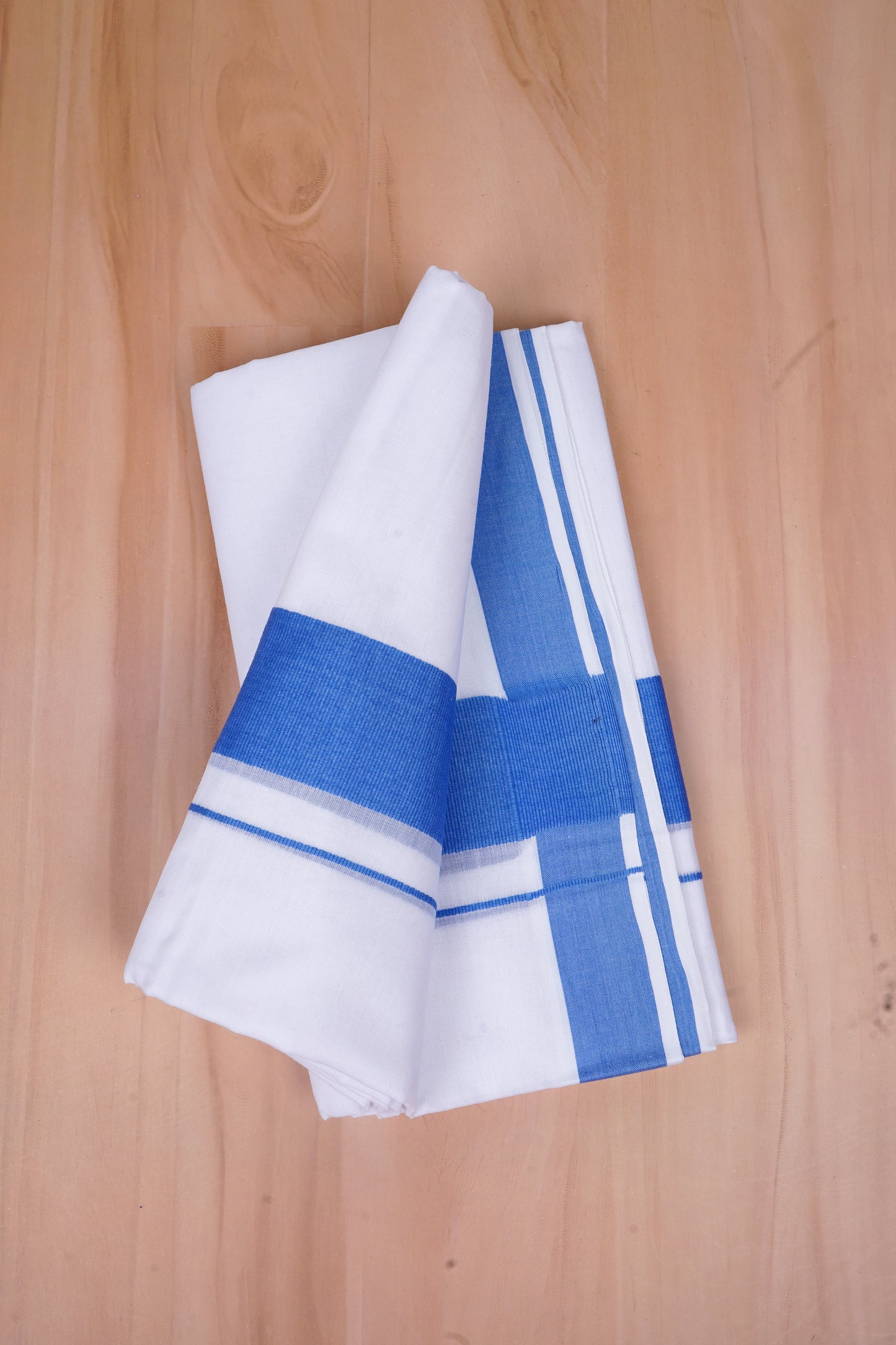 FCD-333 W/D DHOTI 3.80 MTR- Blue