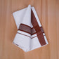 FCD-615 W/D DHOTI 3.80 MTR - Brown