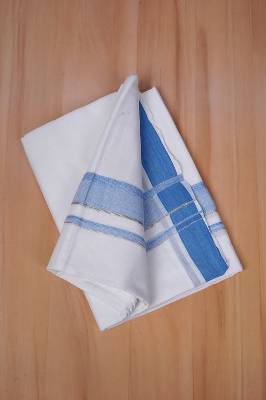 FCD-403 W/D DHOTI 3.80 MTR - Sky Blue