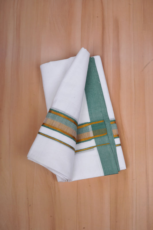 FCD-519 W/D DHOTI 3.80 MTR-Light Green