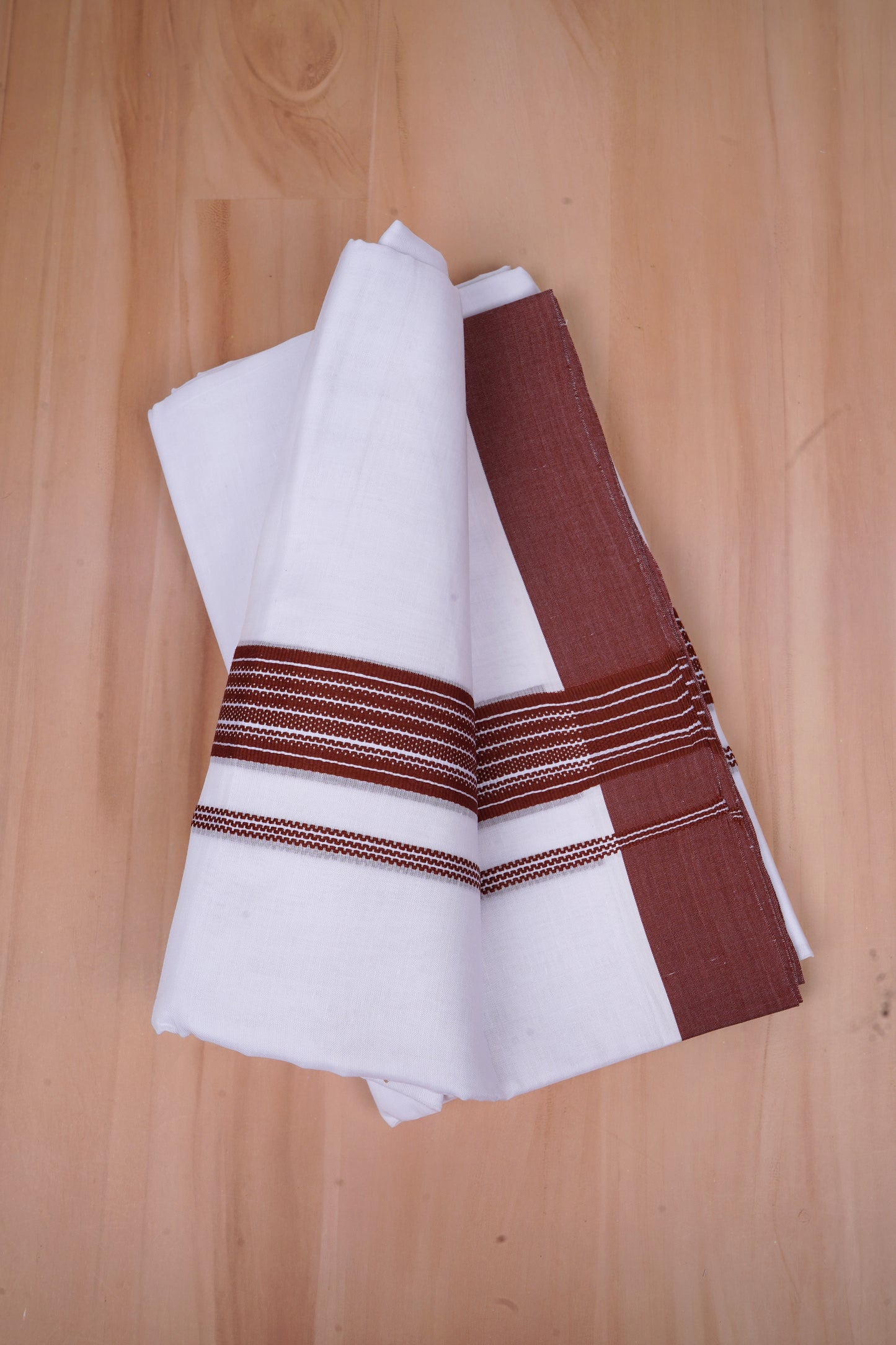 FCD-470 W/D DHOTI 4.00 MTR - Brown