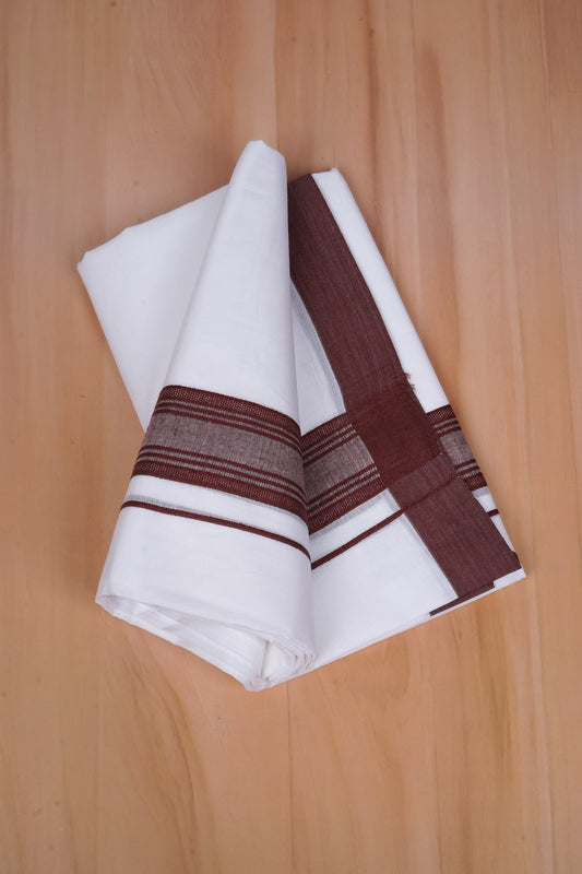FCD-491 W/D DHOTI 3.80 MTR - Brown 2