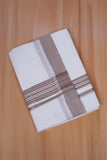 FCD-607 W/D DHOTI 3.80 MTR - Light Brown
