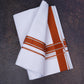 FD-167 W/D DHOTI 3.80 MTR-Brown