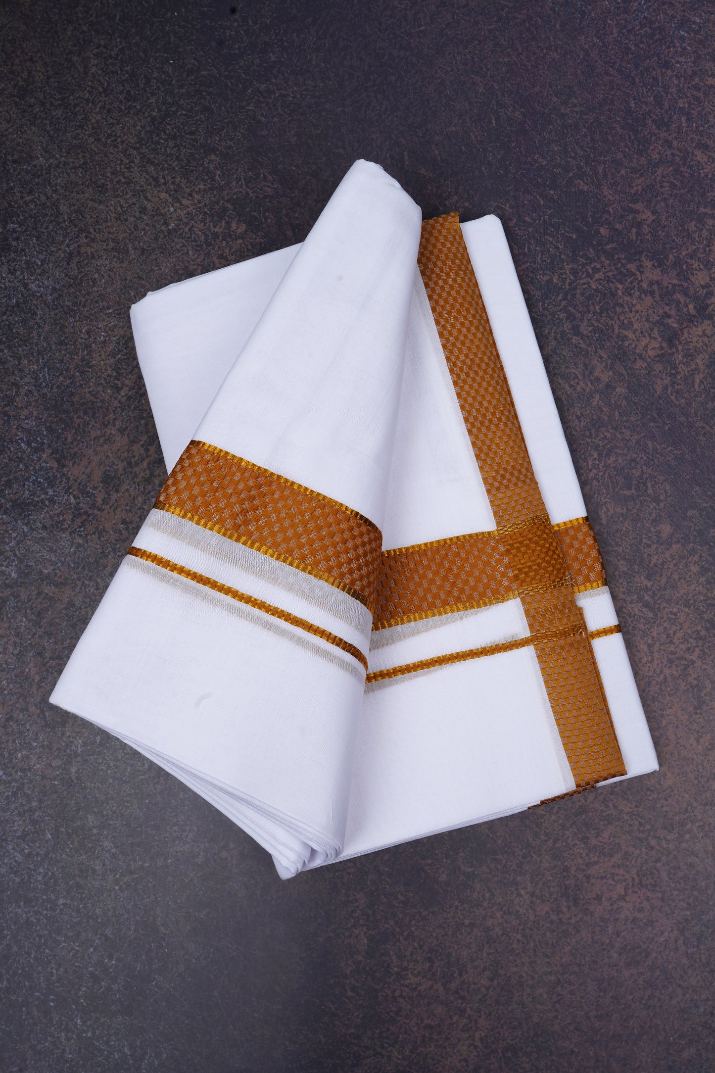 FD-200 W/D DHOTI 3.80 MTR-Brown