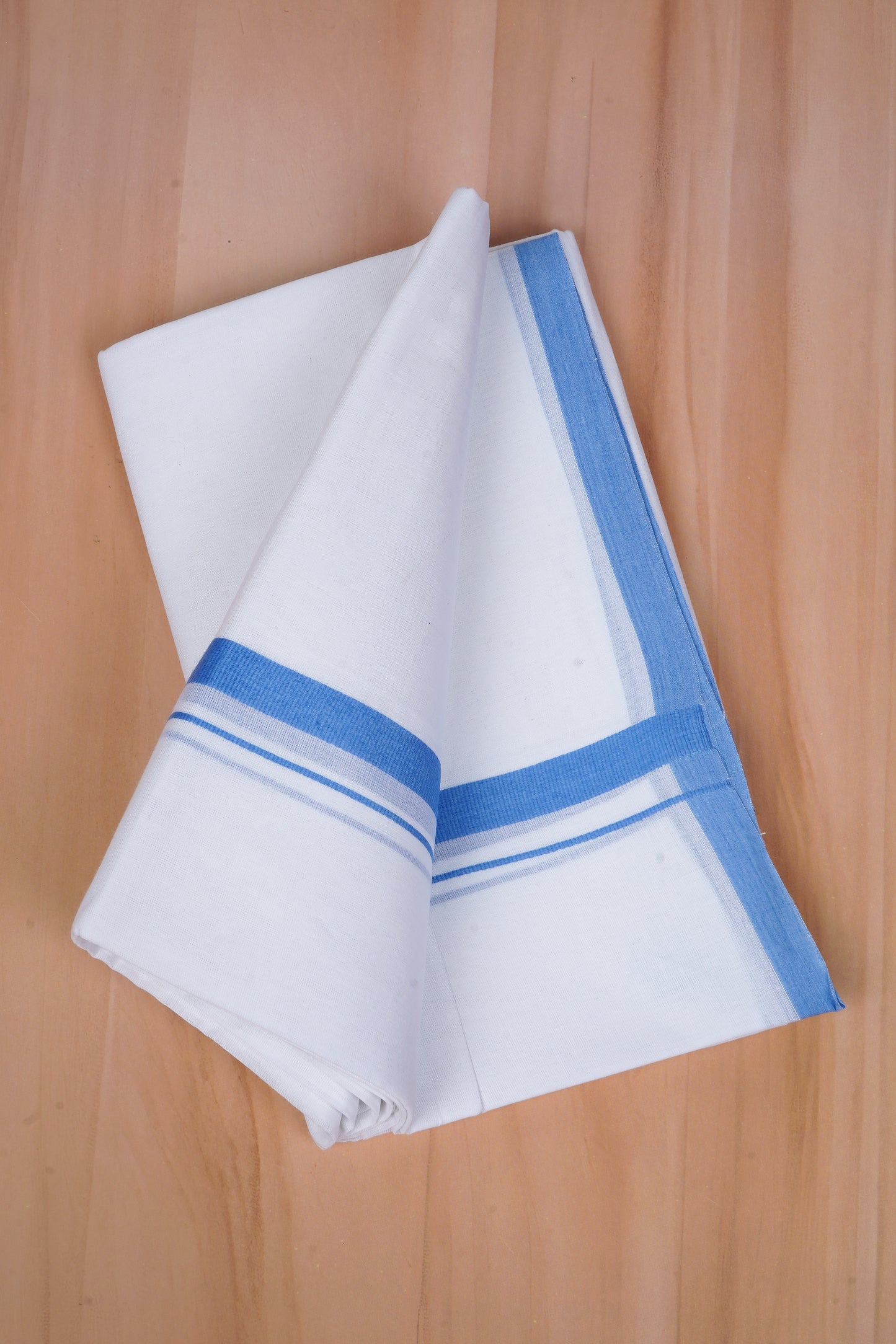 FCD-81 W/D DHOTI 3.80 MTR- Blue