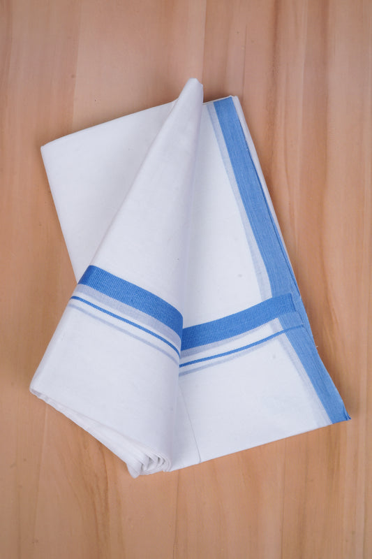 FCD-81 W/D DHOTI 3.80 MTR- Blue