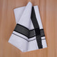 FCD-74 W/D DHOTI 3.80 MTR- Black