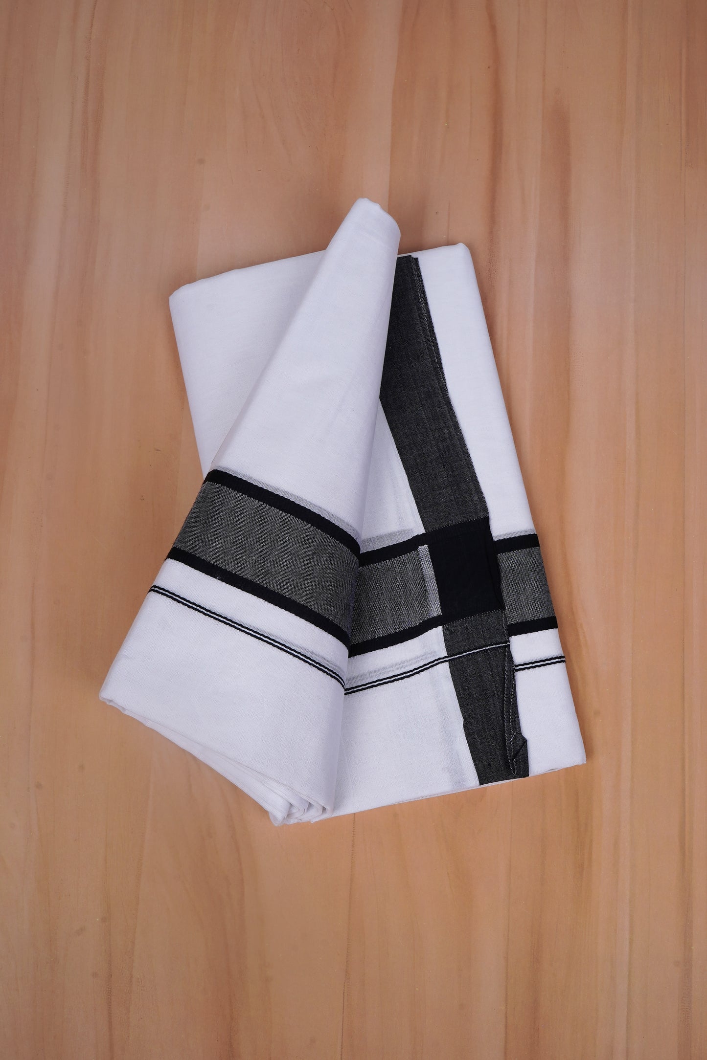 FCD-74 W/D DHOTI 3.80 MTR- Black
