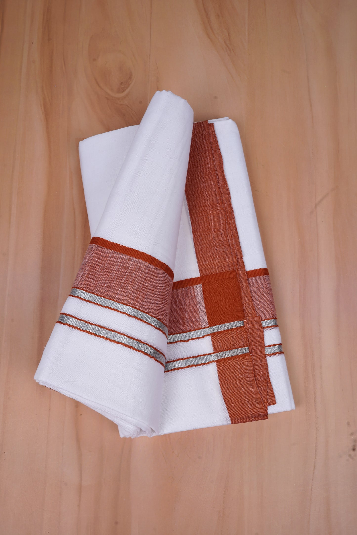 FCD-525 W/D DHOTI 3.80 MTR-Brown